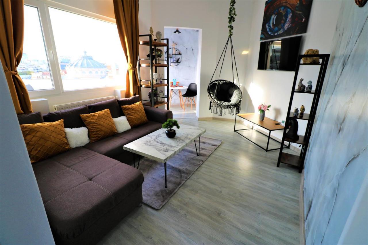 Athenee Palace Apartment - Panoramic View Terrace & Balcony - Free Minibar Bucareste Exterior foto
