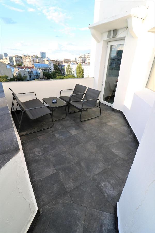 Athenee Palace Apartment - Panoramic View Terrace & Balcony - Free Minibar Bucareste Exterior foto